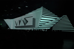 Huge projection mapping set at the adobemax2016 in San Diego brought by Pix Productions. 
